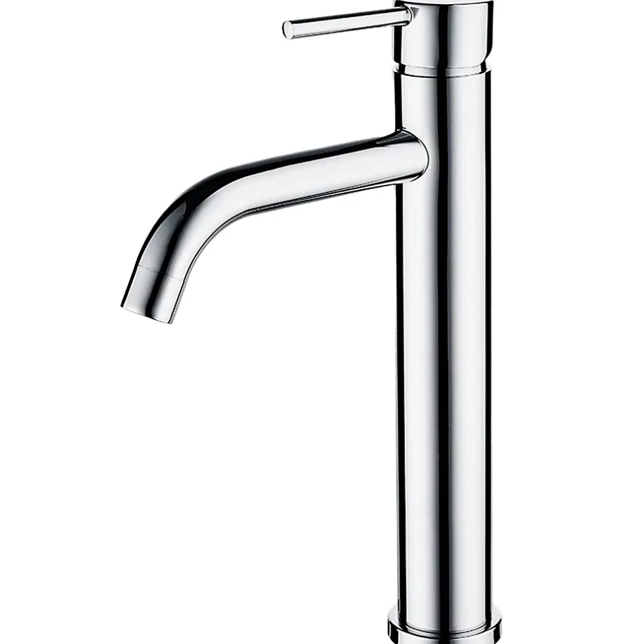 AICA Sanitaire Mitigeur de lavabo haut, chromé, monocommande, mixte froid/chaud