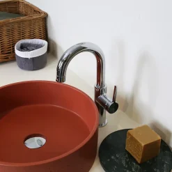 Essebagno Mitigeur de lavabo haut chrome Reflet