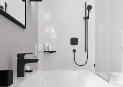Hansgrohe Mitigeur de lavabo L noir mat MySport* Robinet Lavabo Et Vasque
