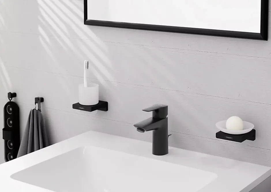 Hansgrohe Mitigeur de lavabo L noir mat MySport* Robinet Lavabo Et Vasque