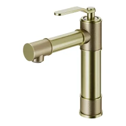 GoodHome Mitigeur de lavabo Laiton Sauga* Robinet Lavabo Et Vasque