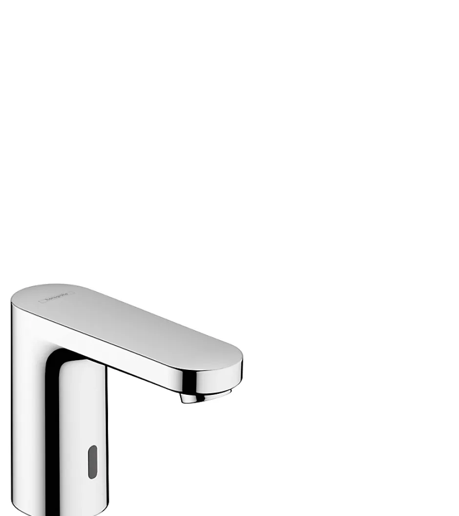 Hansgrohe Mitigeur de lavabo électronique en eau froide sur batterie, chrome, Vernis Blend