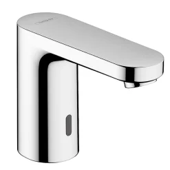 Hansgrohe Mitigeur de lavabo électronique en eau froide sur batterie, chrome, Vernis Blend
