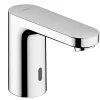 Hansgrohe Mitigeur de lavabo électronique avec pré-réglage de la température sur batterie, chrome, Vernis Blend