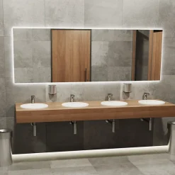 Hansgrohe Mitigeur de lavabo électronique avec pré-réglage de la température sur batterie, chrome, Vernis Blend
