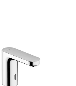 Hansgrohe Mitigeur de lavabo électronique avec pré-réglage de la température sur batterie, chrome, Vernis Blend