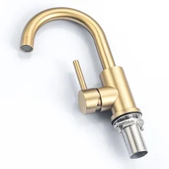 Lomazoo Mitigeur de lavabo doré Lysa* Robinet Lavabo Et Vasque