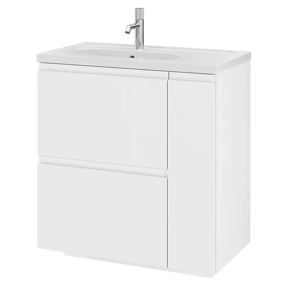 GoodHome Mitigeur de lavabo M, chrome, Levanna* Robinet Lavabo Et Vasque