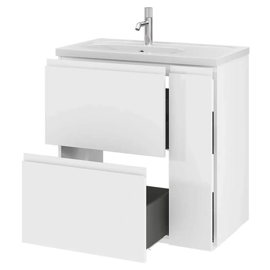 GoodHome Mitigeur de lavabo M, chrome, Levanna* Robinet Lavabo Et Vasque