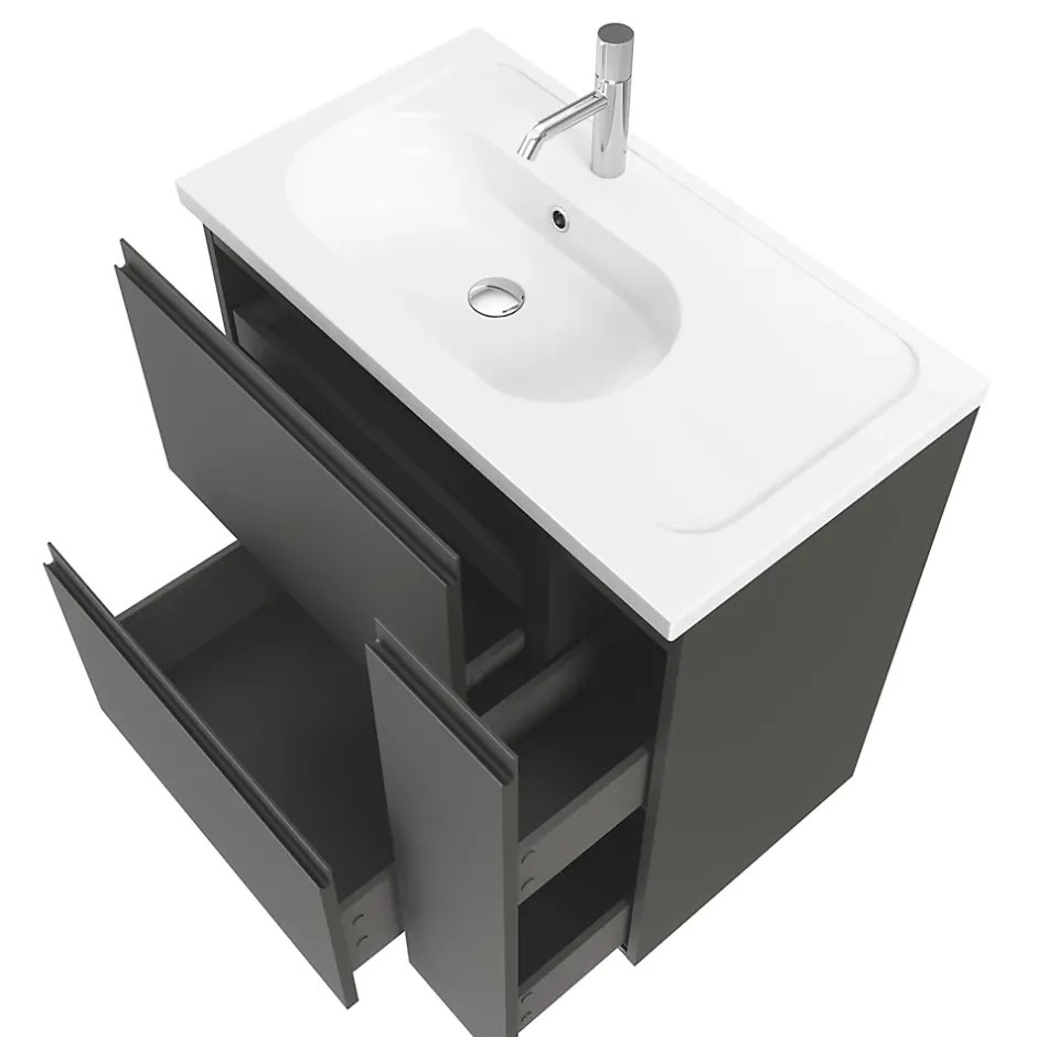GoodHome Mitigeur de lavabo M, chrome, Levanna* Robinet Lavabo Et Vasque
