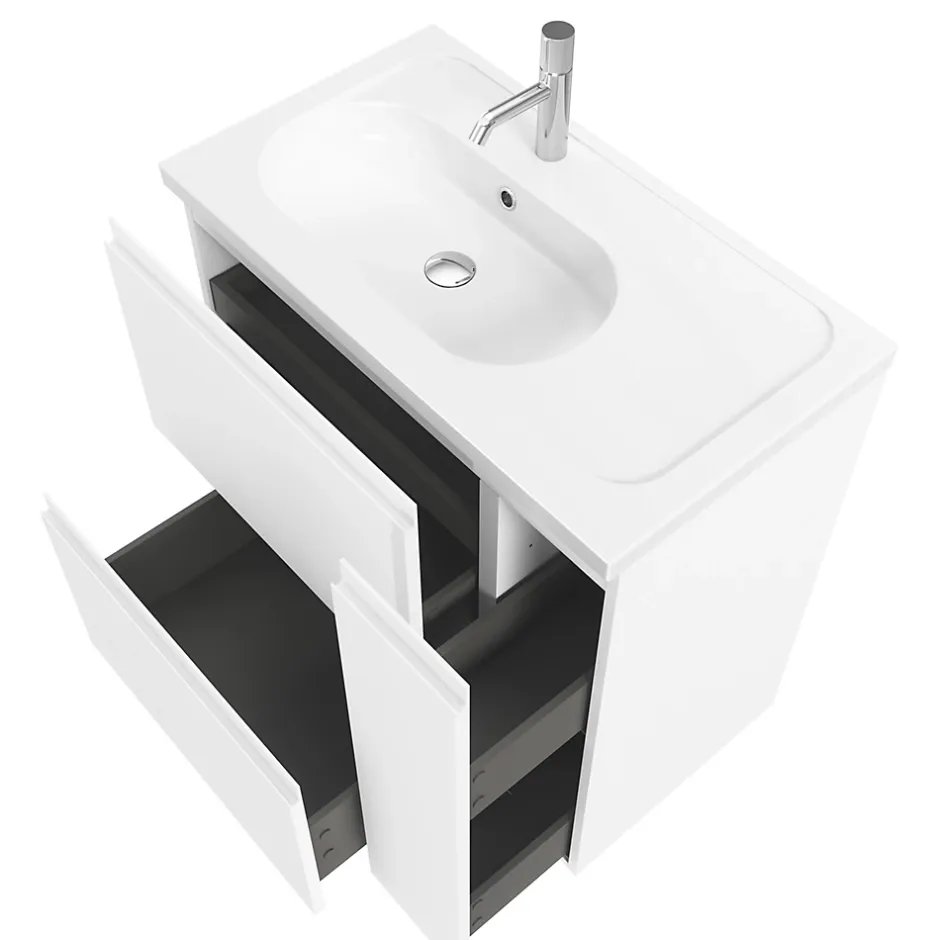 GoodHome Mitigeur de lavabo M, chrome, Levanna* Robinet Lavabo Et Vasque