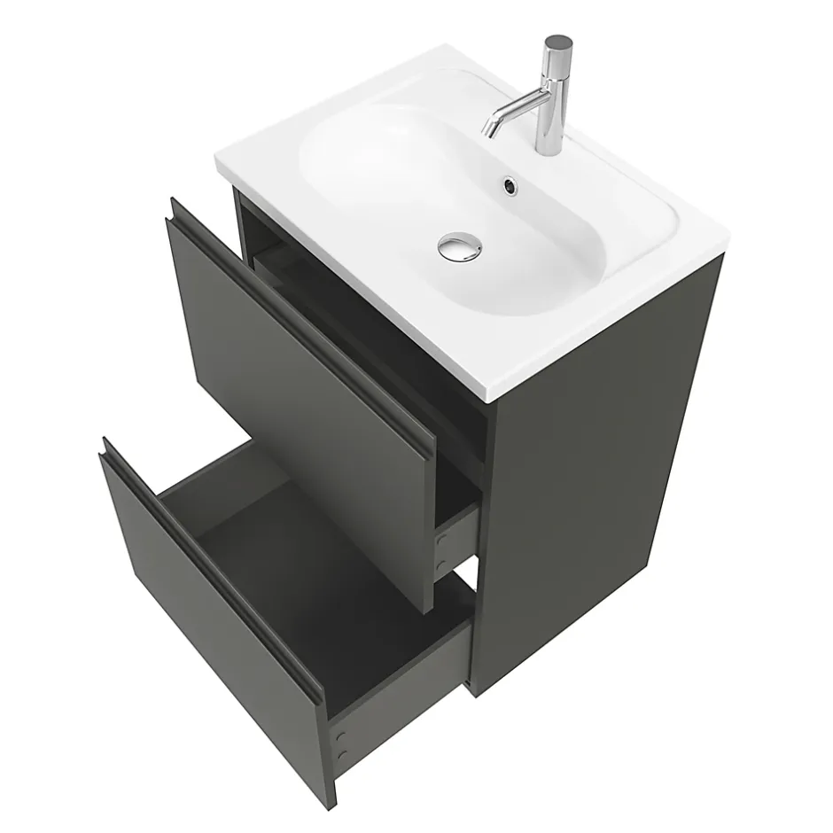 GoodHome Mitigeur de lavabo M, chrome, Levanna* Robinet Lavabo Et Vasque