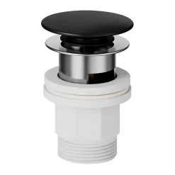 GoodHome Mitigeur de lavabo M noir mat, Selenga