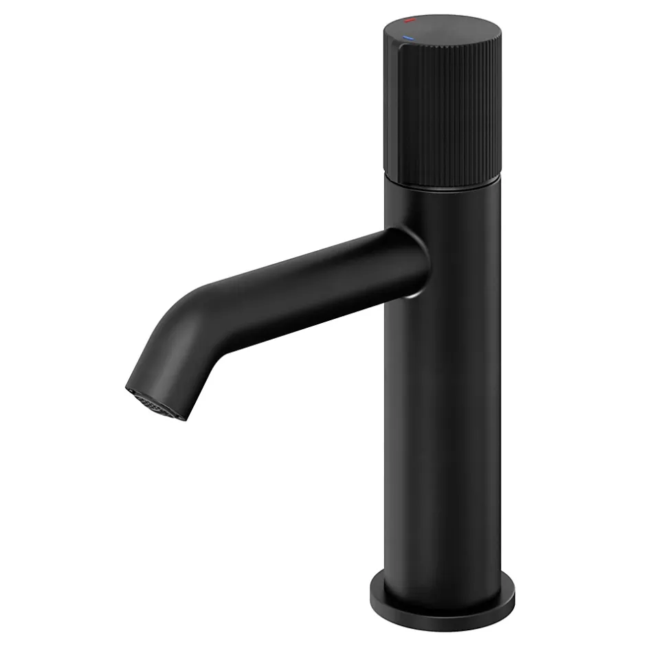 GoodHome Mitigeur de lavabo M, noir, Levanna* Robinet Lavabo Et Vasque