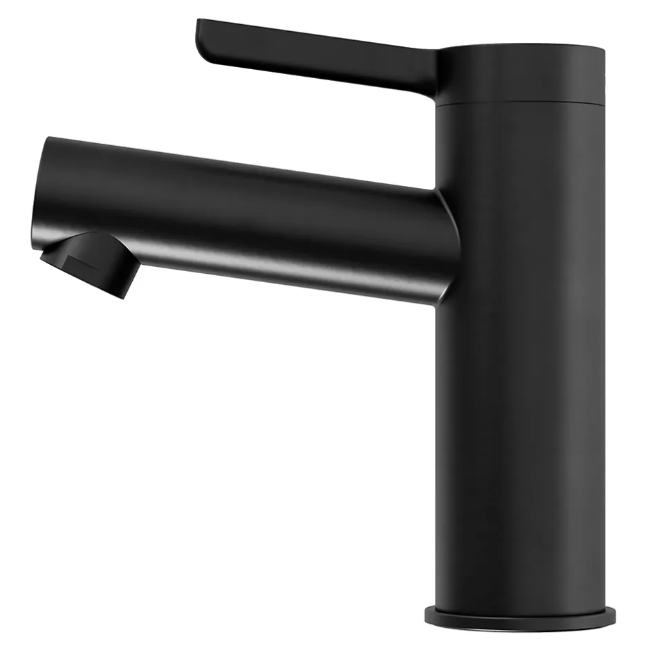 GoodHome Mitigeur de lavabo M, noir mat, Maza
