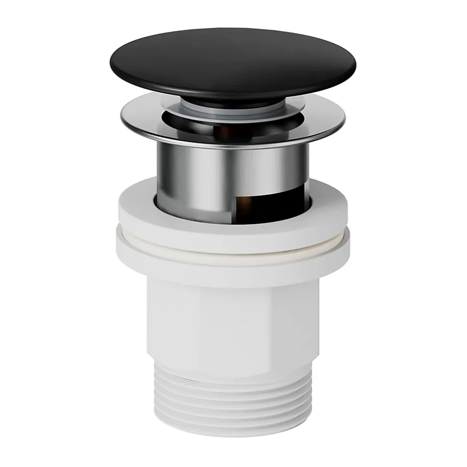 GoodHome Mitigeur de lavabo M noir mat, Owens