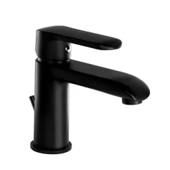 Kramer Mitigeur de lavabo mécanique H.14,6 cm, noir mat, Colors