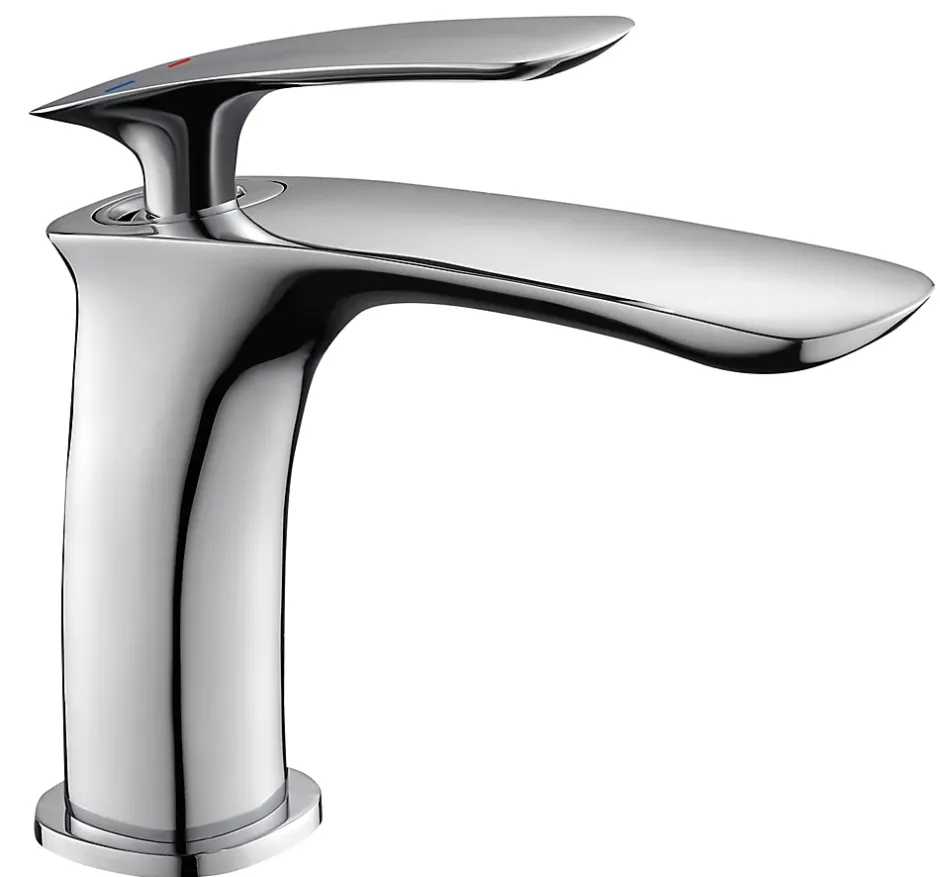 Edouard Rousseau Mitigeur de lavabo mécanique chrome, Orkid