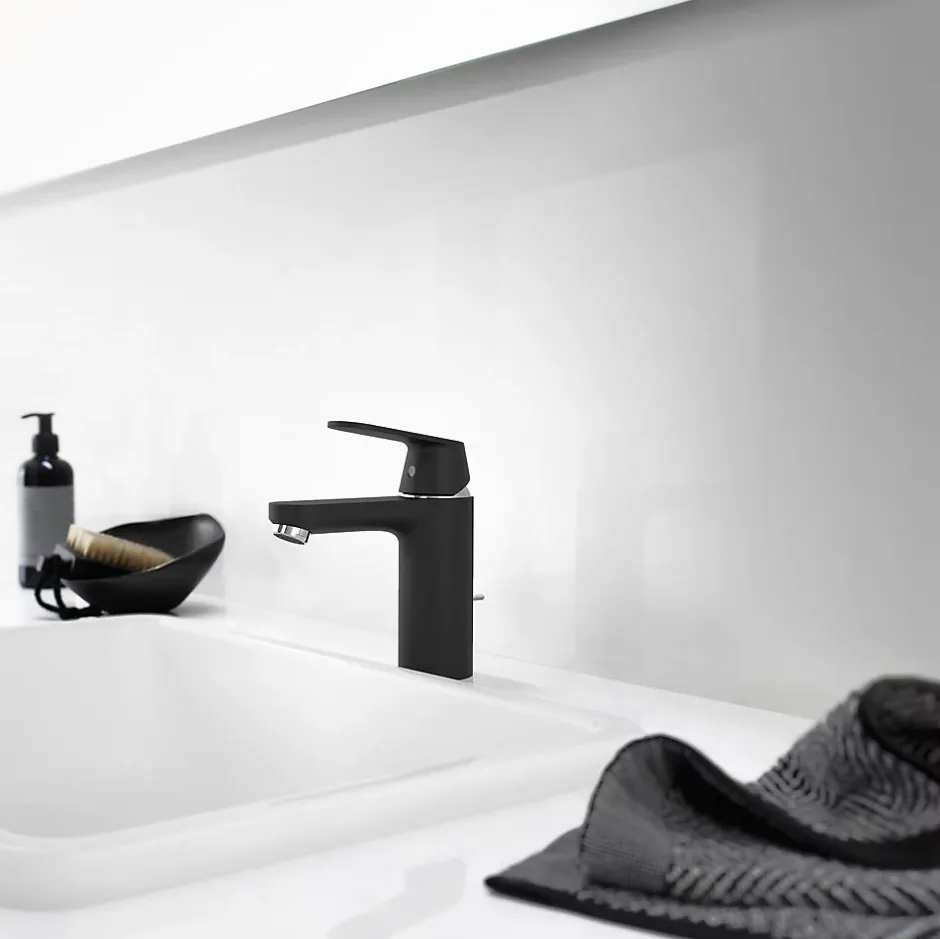 Grohe Mitigeur de lavabo noir Eurosmart Cosmo