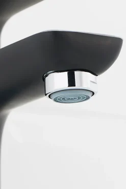 GoodHome Mitigeur de lavabo noir Wicie* Robinet Lavabo Et Vasque