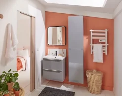 GoodHome Mitigeur de lavabo noir Wicie* Robinet Lavabo Et Vasque