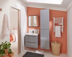 GoodHome Mitigeur de lavabo noir Wicie* Robinet Lavabo Et Vasque