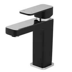 Cooke & Lewis Mitigeur de lavabo noir H.16,6 cm GoodHome Pazar* Robinet Lavabo Et Vasque