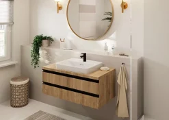 Hansgrohe Mitigeur de lavabo noir mat Vernis Blend 70* Robinet Lavabo Et Vasque