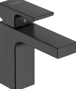 Hansgrohe Mitigeur de lavabo noir mat Vernis Shape 100