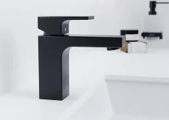 Hansgrohe Mitigeur de lavabo noir mat Vernis Shape 100