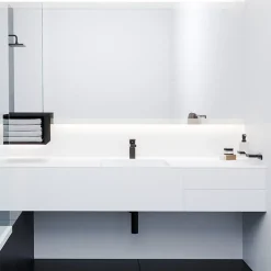Hansgrohe Mitigeur de lavabo noir mat Vernis Shape 100