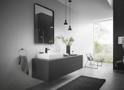 Hansgrohe Mitigeur de lavabo noir mat Vernis Shape 100