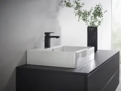 Hansgrohe Mitigeur de lavabo noir mat Vernis Shape 100