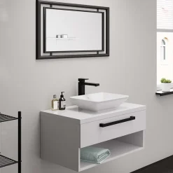 Hansgrohe Mitigeur de lavabo noir mat Vernis Shape