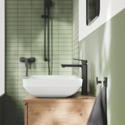 Grohe Mitigeur de lavabo noir taille XL, Dice* Robinet Lavabo Et Vasque