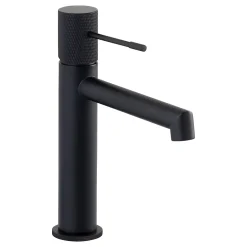 Schulte Mitigeur De Lavabo Kadia M - Noir Mat* Robinet Lavabo Et Vasque