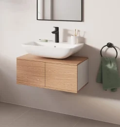Grohe Mitigeur de lavabo taille M, noir, Start* Robinet Lavabo Et Vasque