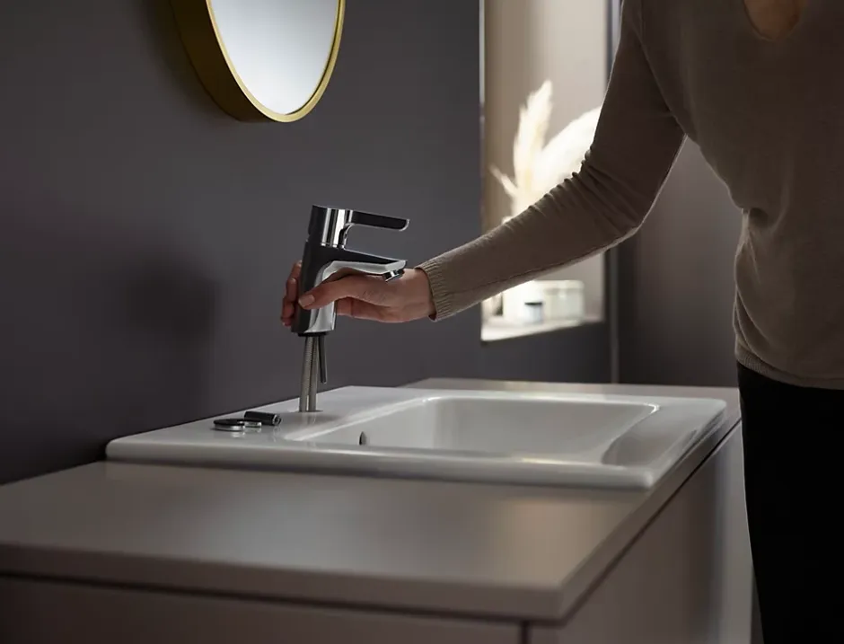 Hansgrohe Mitigeur de lavabo Waterforms Eco chromé