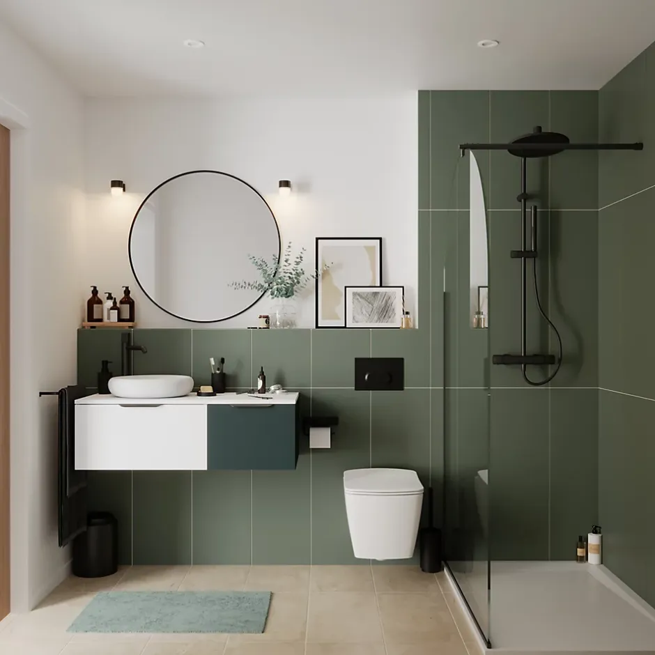GoodHome Mitigeur de lavabo XL, noir, Levanna