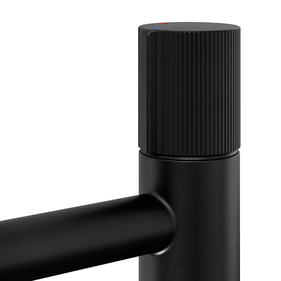 GoodHome Mitigeur de lavabo XL, noir, Levanna