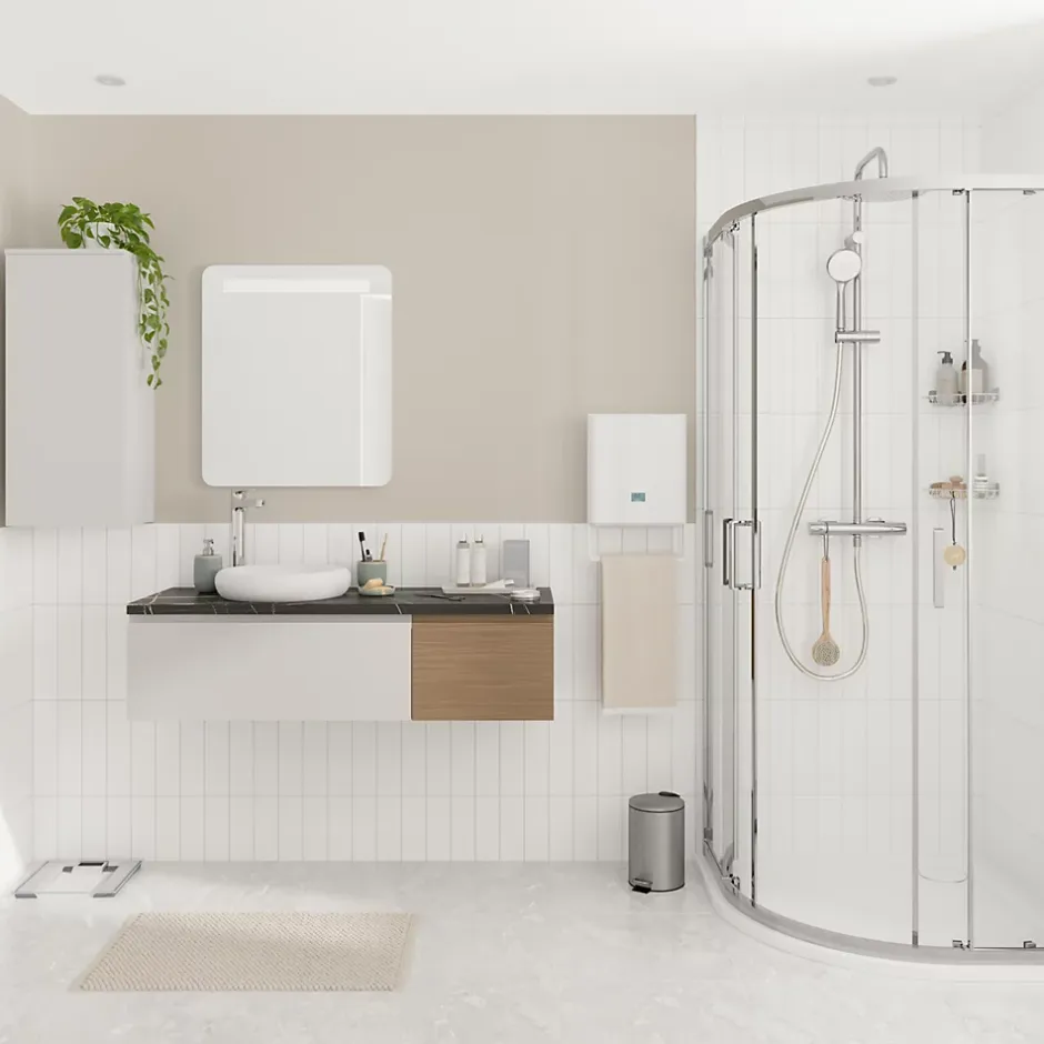 GoodHome Mitigeur de lavabo XL, noir, Levanna