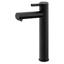 GoodHome Mitigeur de lavabo XL, noir mat, Maza