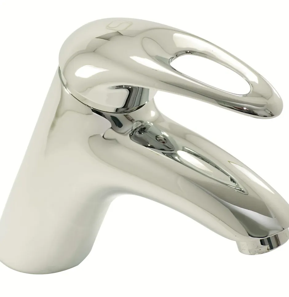 Autres Mitigeur de salle de Bain Robinet pour Lavabo Vasque en Laiton Chrome avec Vidage