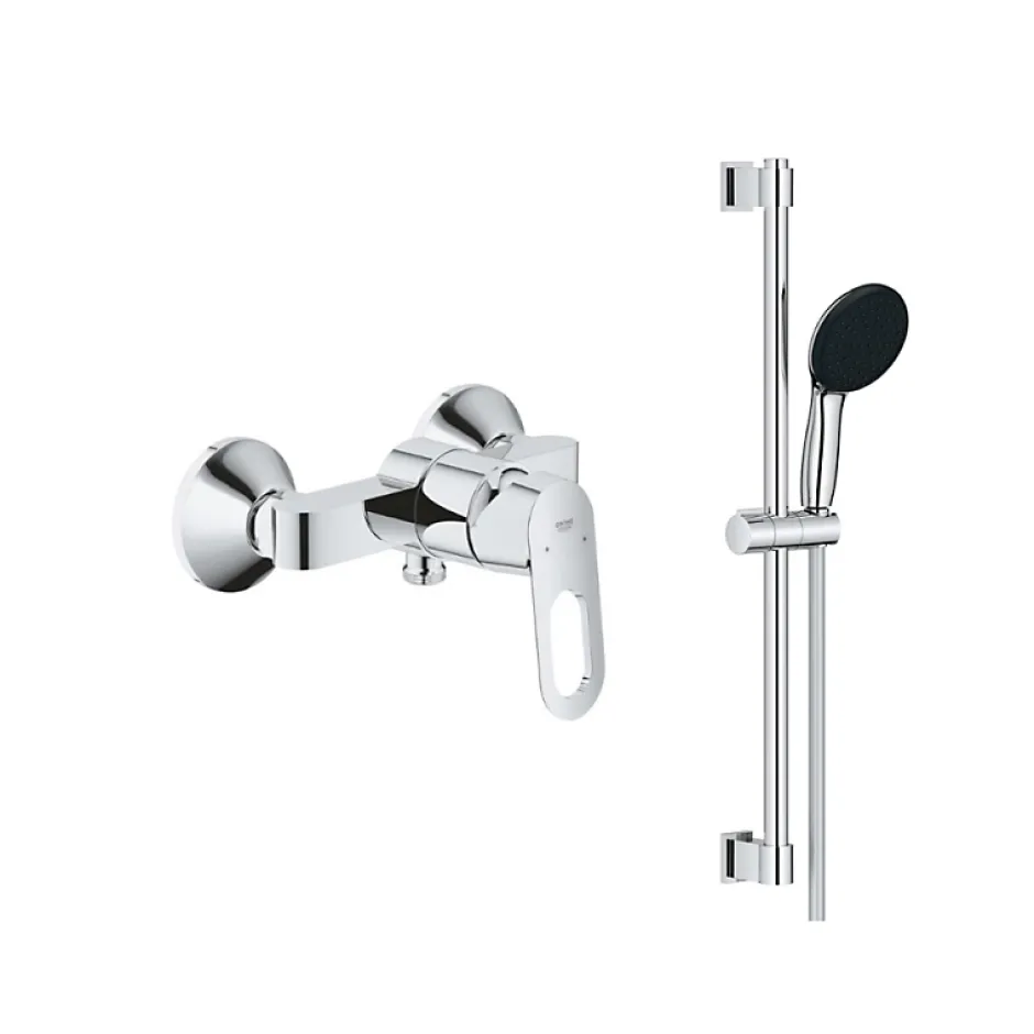 Grohe Mitigeur douche Bauloop monocommande et douchette Vitalio Start