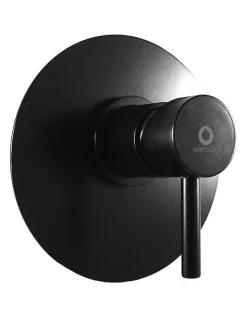 Rav Mitigeur douche encastrable SEINA en laiton noir 15 cm