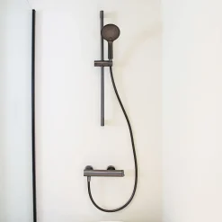 Essebagno Mitigeur douche mécanique gun métal Luisa* Robinet De Douche