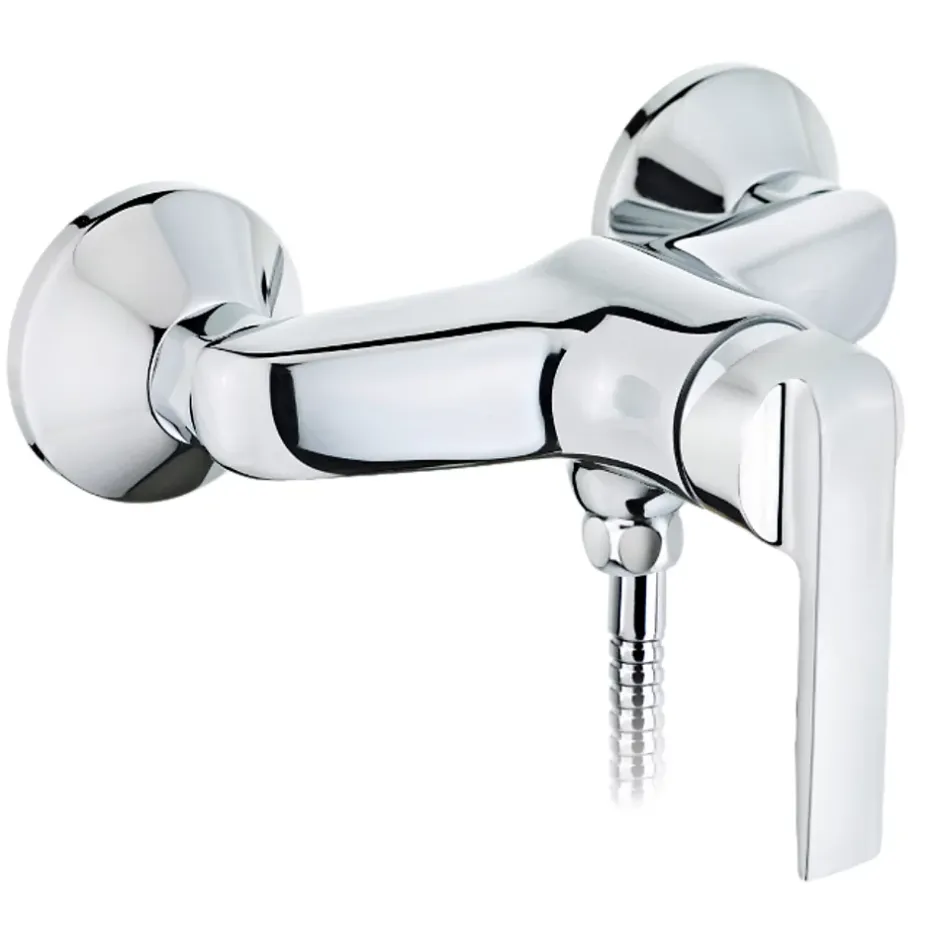Essebagno Mitigeur douche mécanique chrome NF Largo* Robinet De Douche