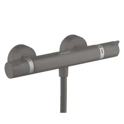 Hansgrohe Mitigeur douche thermostatique Ecostat Comfort noir chromé brossé* Robinet De Douche