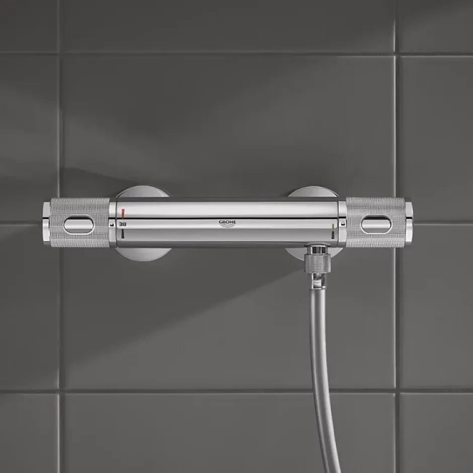 Grohe Mitigeur douche thermostatique Quickfix Precision Feel + microfibre* Robinet De Douche