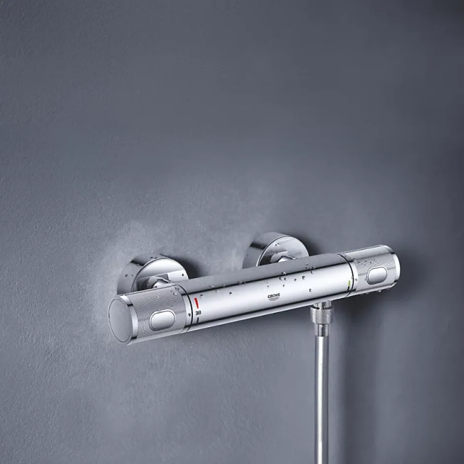 Grohe Mitigeur douche thermostatique Quickfix Precision Feel + microfibre* Robinet De Douche